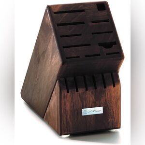 NEW Wusthof 2099601706 Knife Storage Block, 17-Slot, Walnut